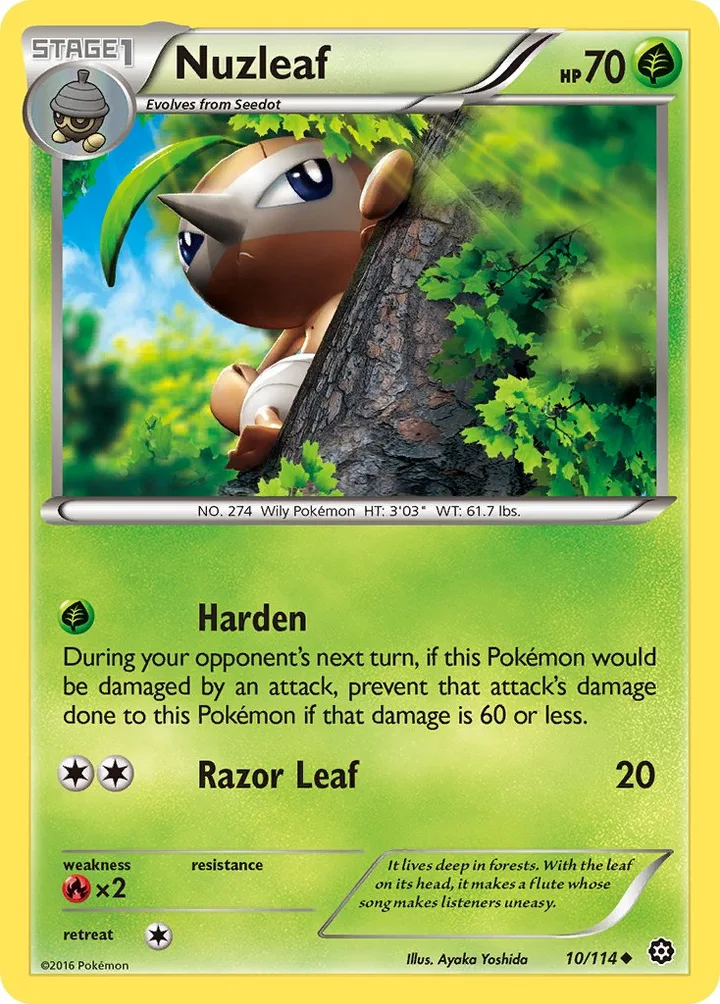 Nuzleaf, Steam Siege 10/114