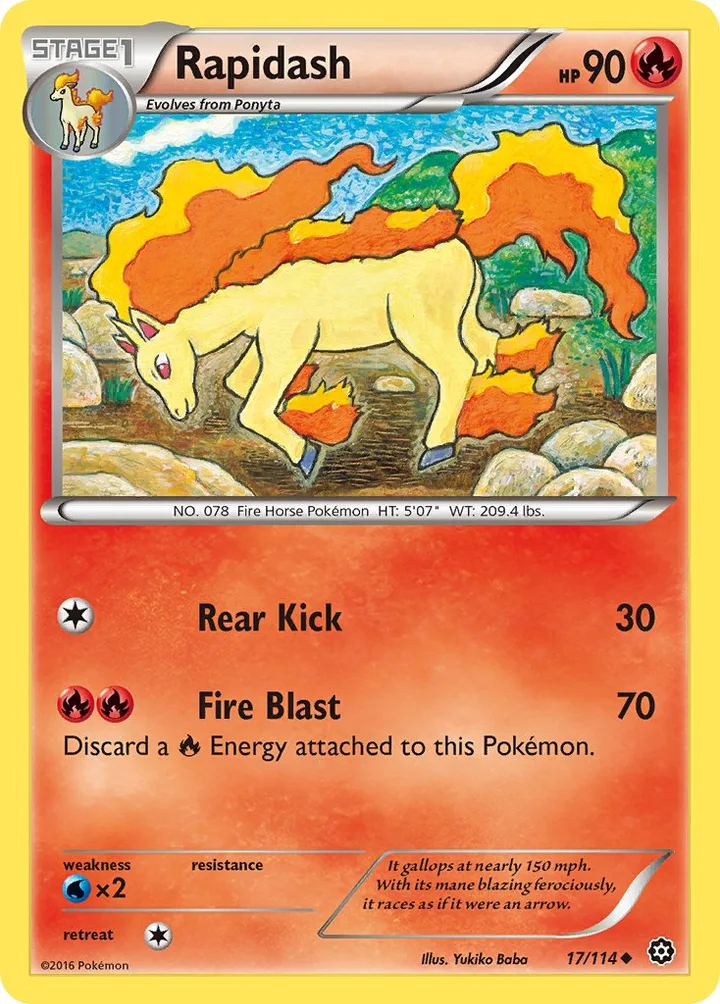 Rapidash, Steam Siege 17/114