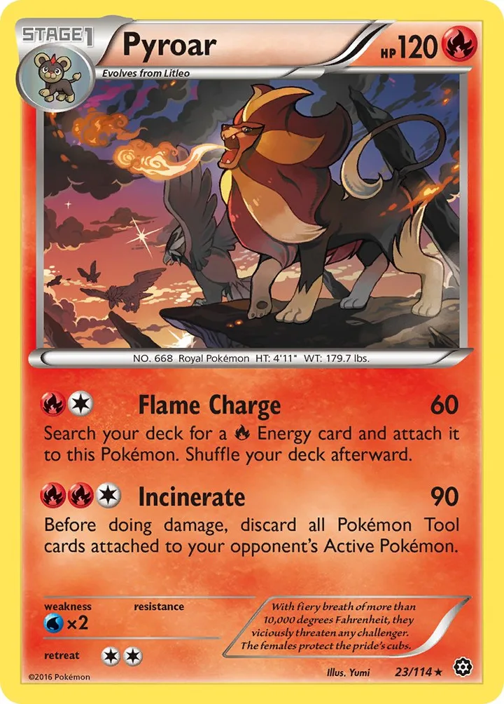 Pyroar, Steam Siege 23/114