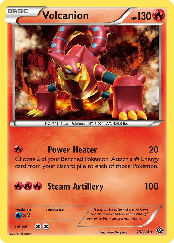 Volcanion, Steam Siege 25/114