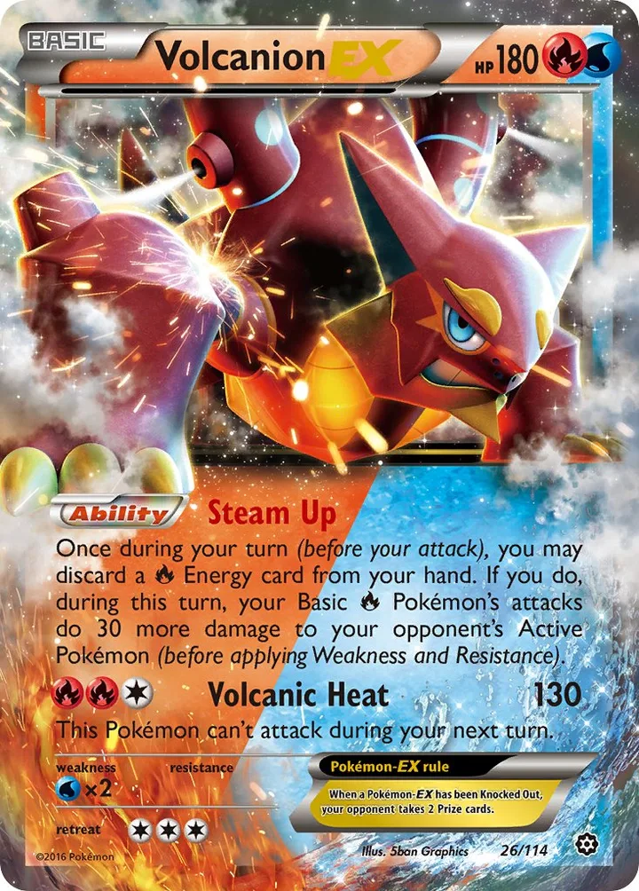 Volcanion-EX, Steam Siege 26/114