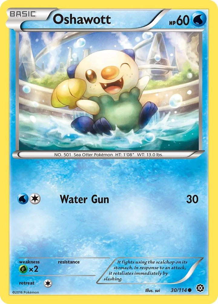 Oshawott, Steam Siege 30/114