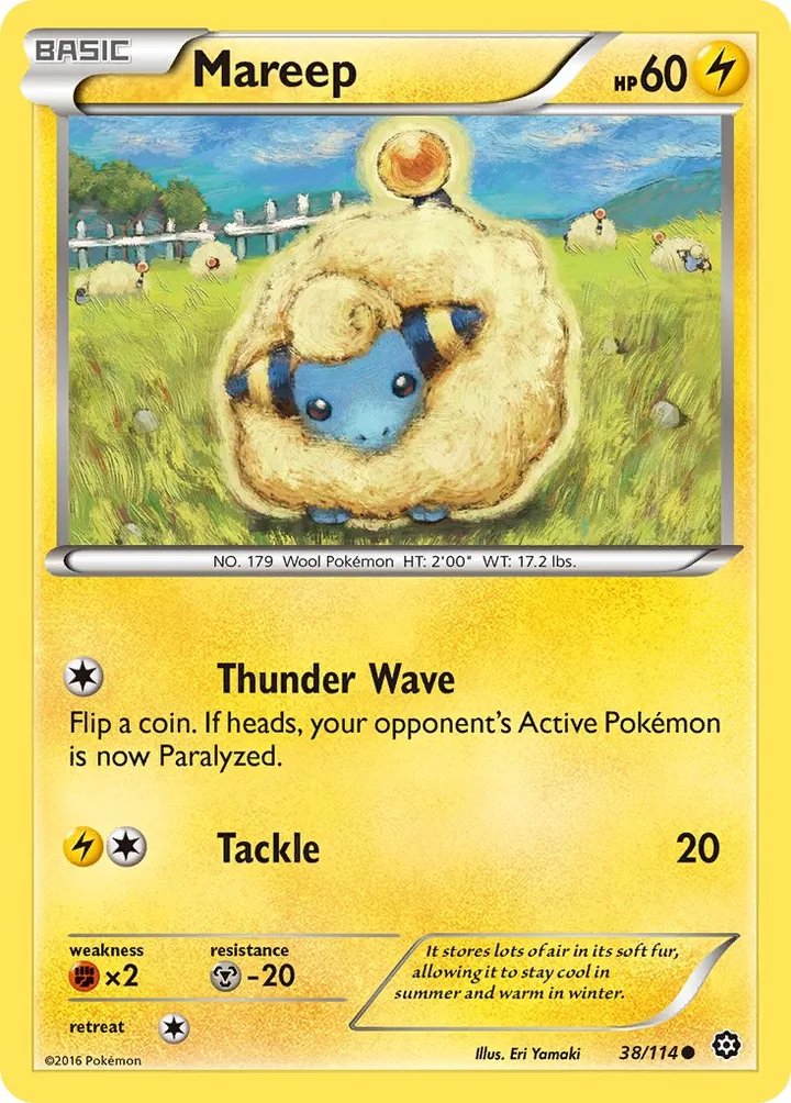 Mareep, Steam Siege 38/114
