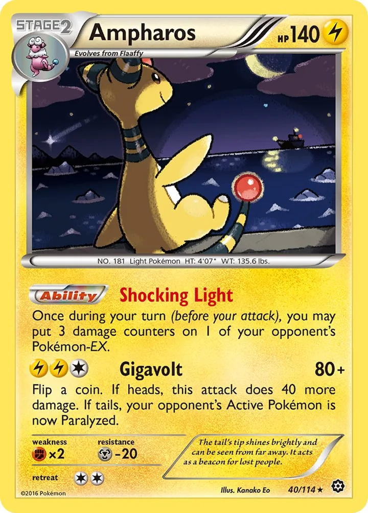 Ampharos, Steam Siege 40/114