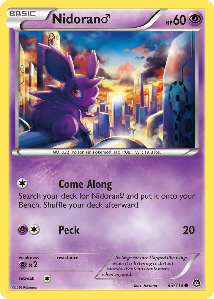 Nidoran Male, Steam Siege 43/114