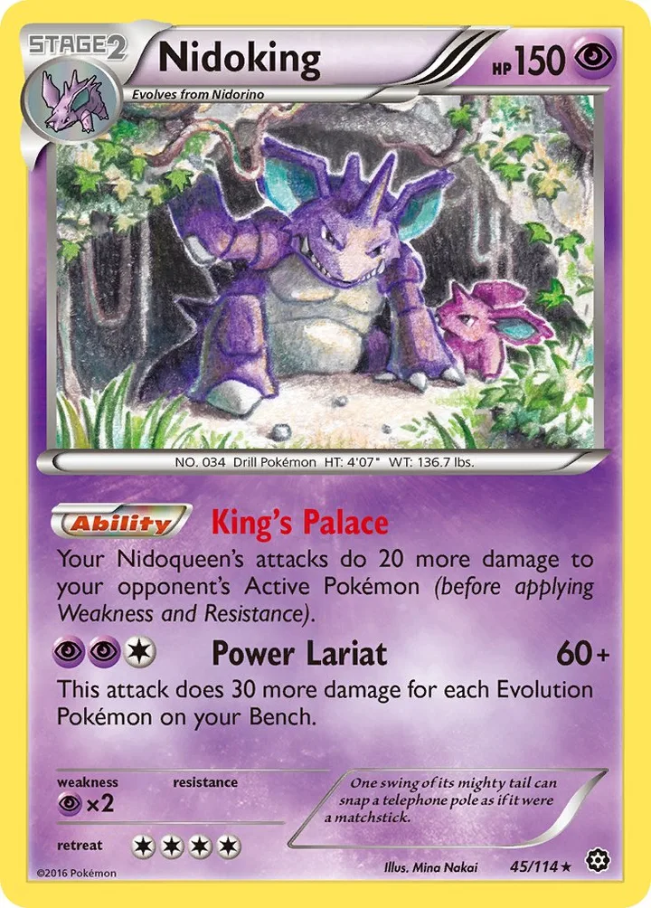 Nidoking, Steam Siege 45/114