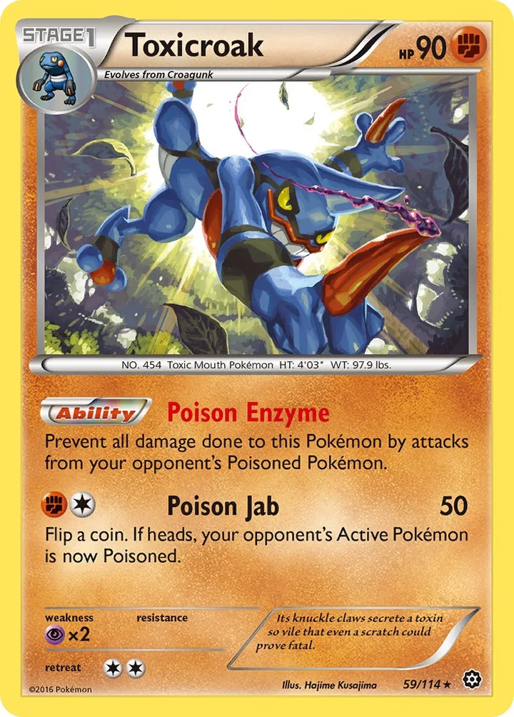 Toxicroak, Steam Siege 59/114