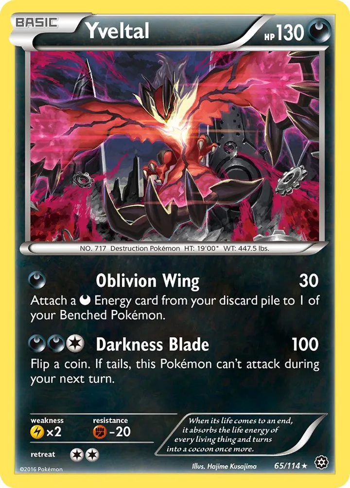 Yveltal, Steam Siege 65/114