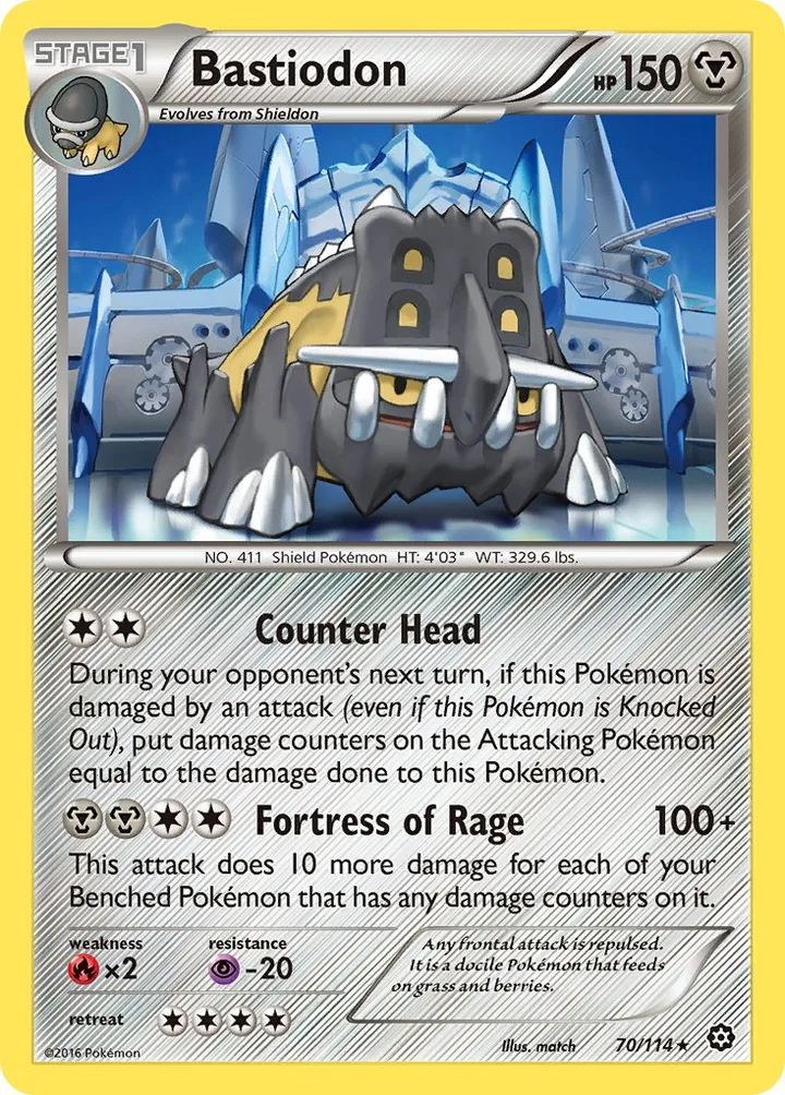Bastiodon, Steam Siege 70/114