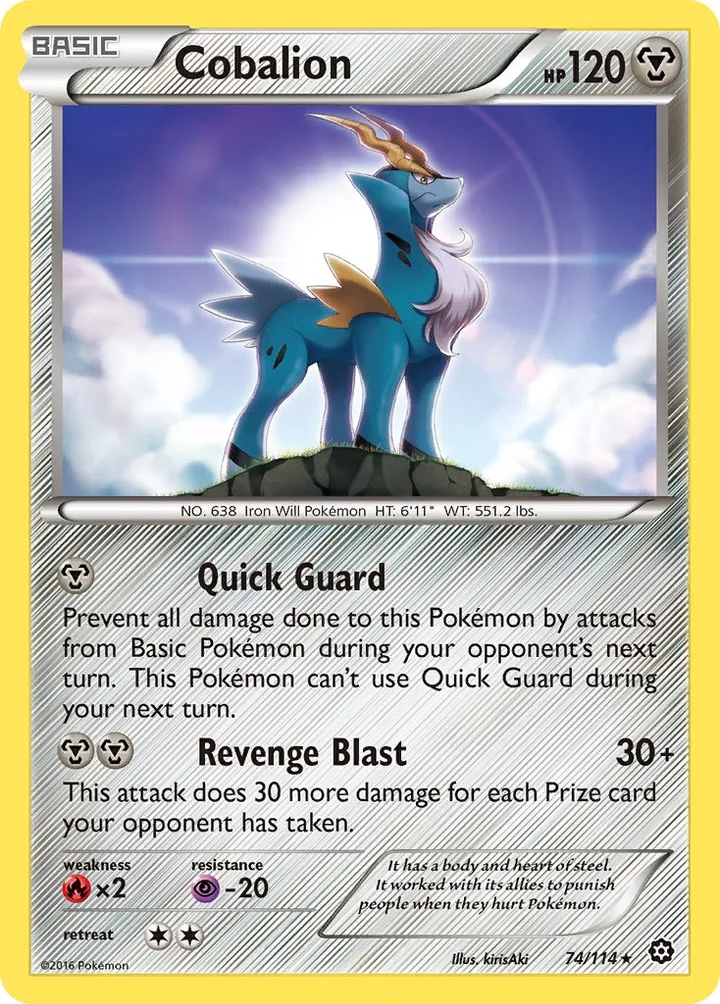 Cobalion, Steam Siege 74/114