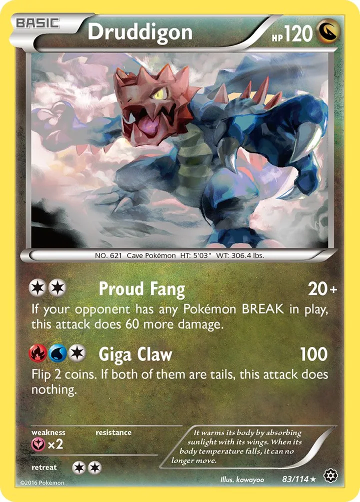 Druddigon, Steam Siege 83/114