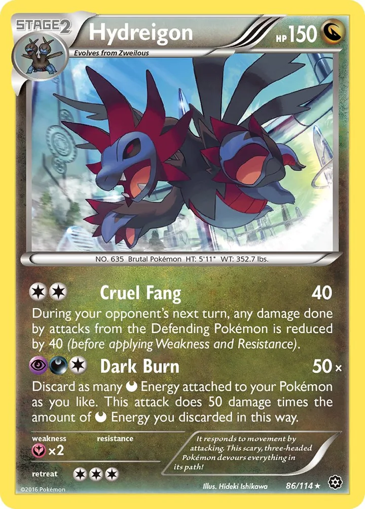 Hydreigon, Steam Siege 86/114