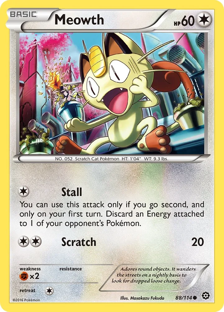 Meowth, Steam Siege 88/114