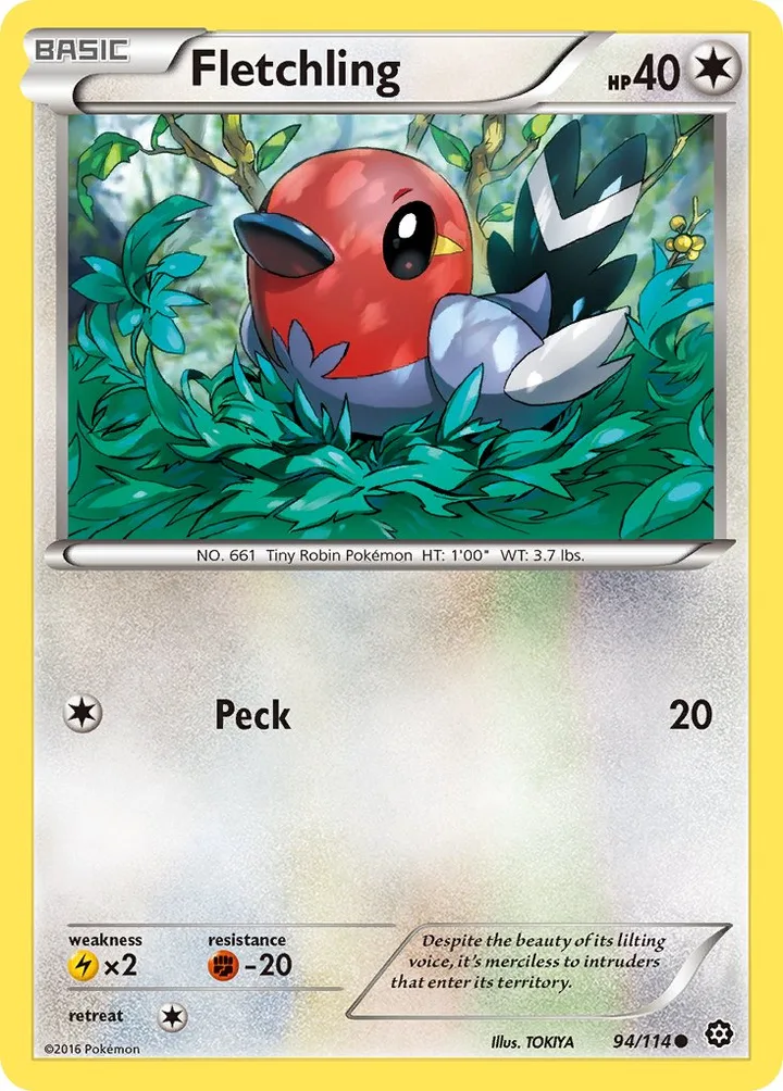 Fletchling, Steam Siege 94/114