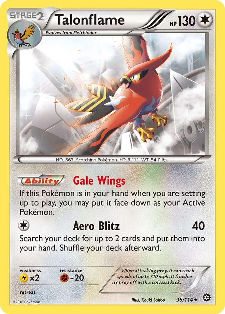 Talonflame, Steam Siege 96/114