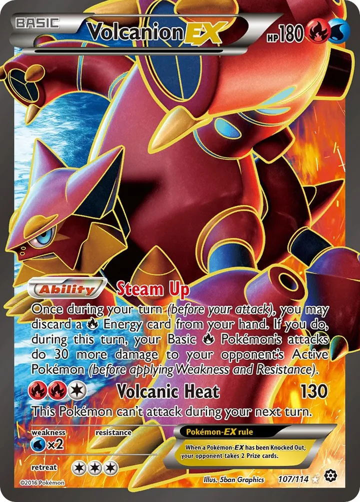 Volcanion-EX, Steam Siege 107/114