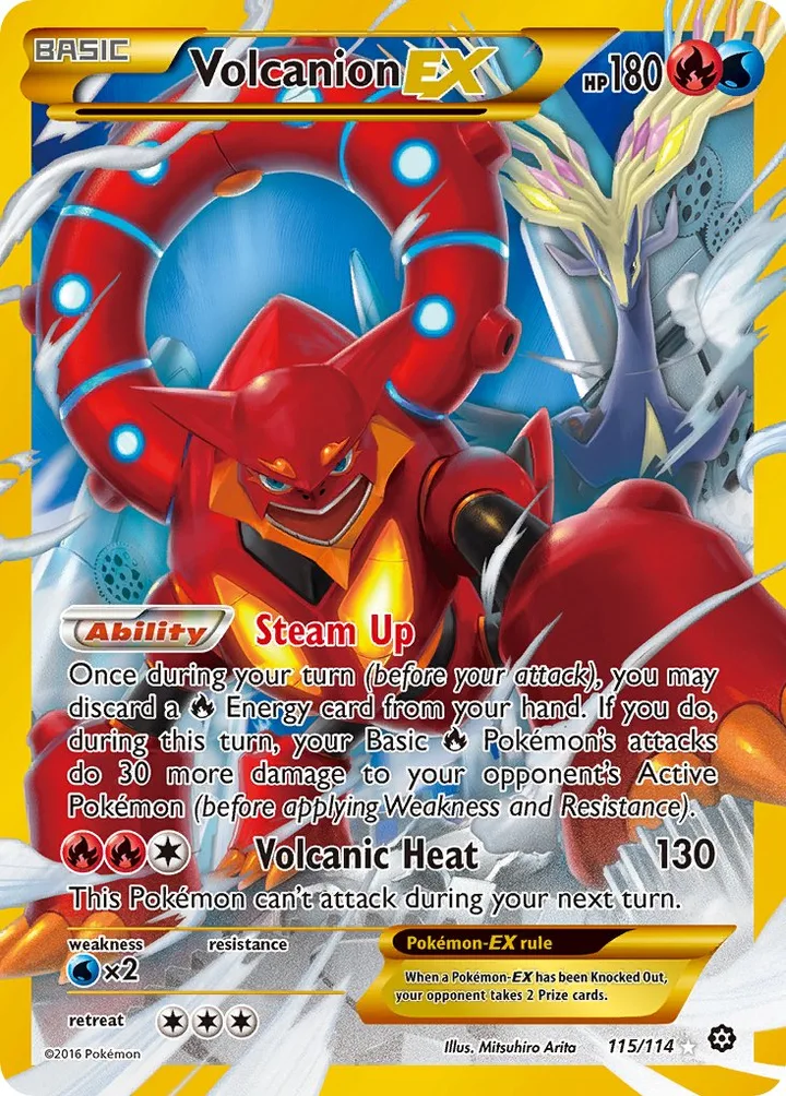 Volcanion-EX, Steam Siege 115/114