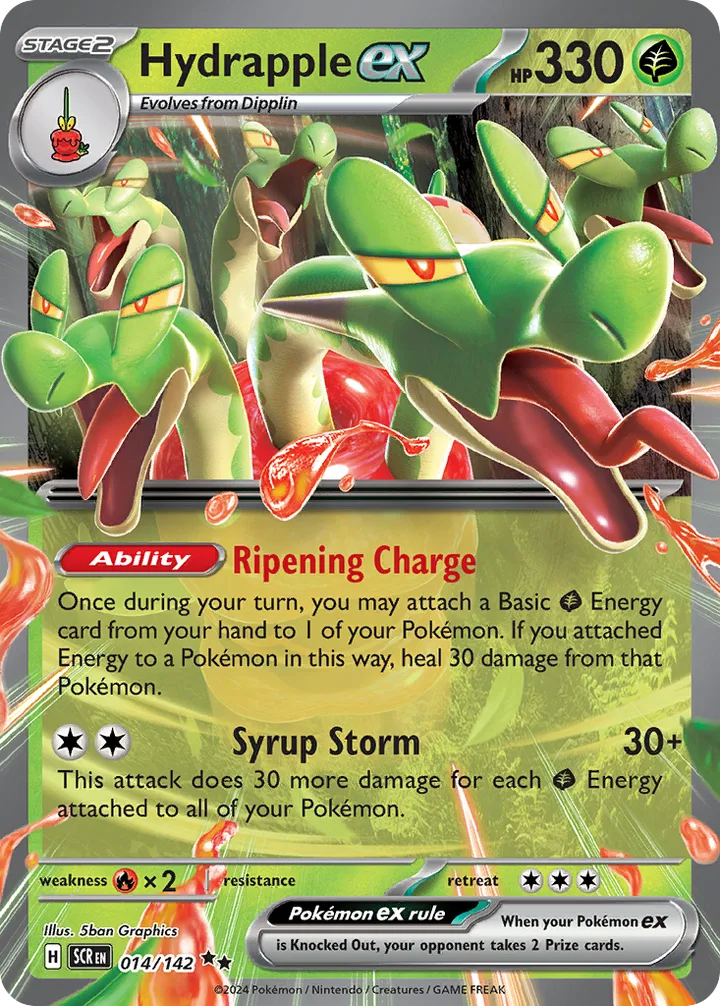 Hydrapple ex, Stellar Crown 014/142
