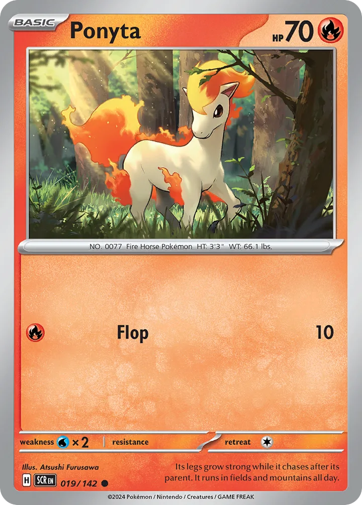 Ponyta, Stellar Crown 019/142