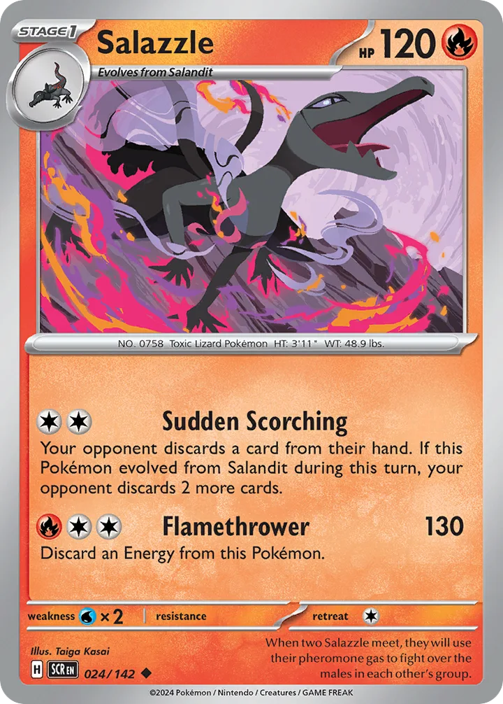 Salazzle, Stellar Crown 024/142