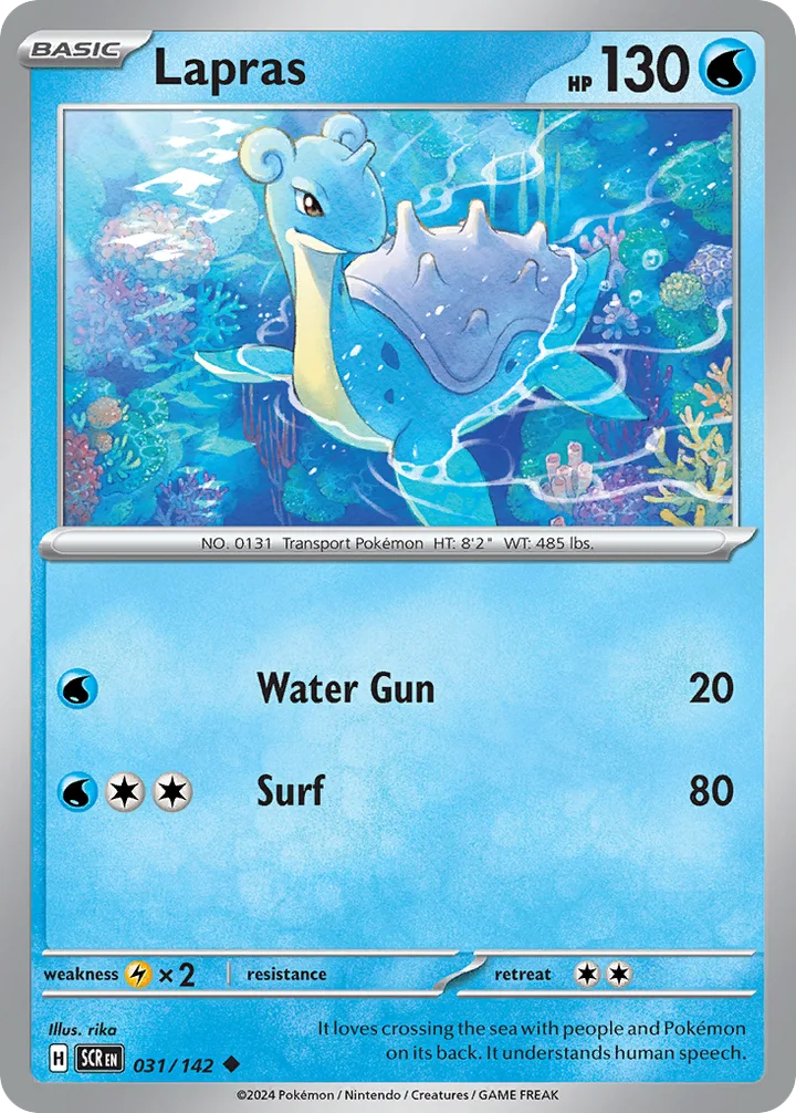Lapras, Stellar Crown 031/142