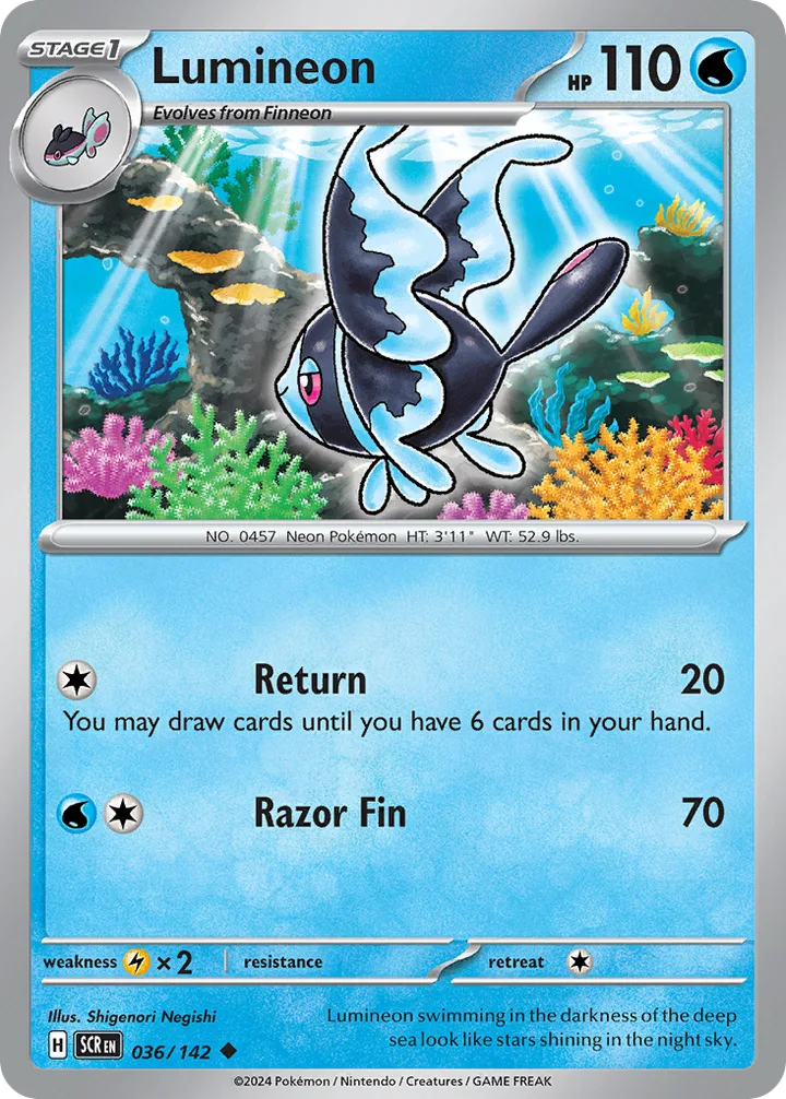 Lumineon, Stellar Crown 036/142