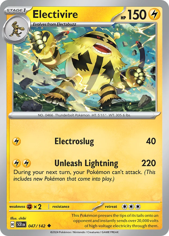 Electivire, Stellar Crown 047/142
