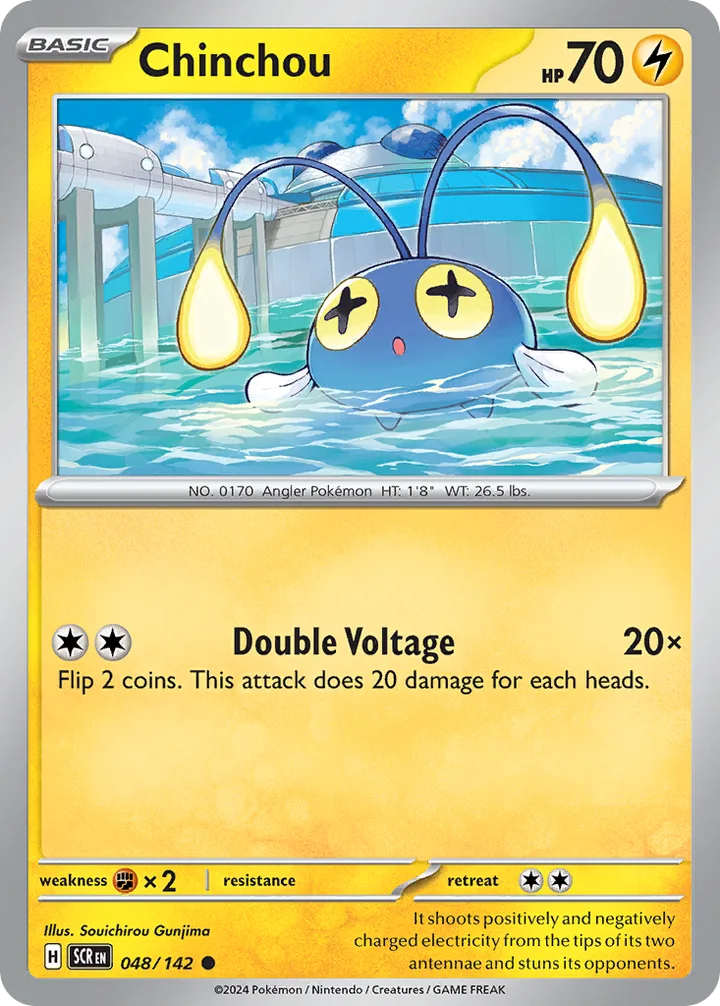 Chinchou, Stellar Crown 048/142