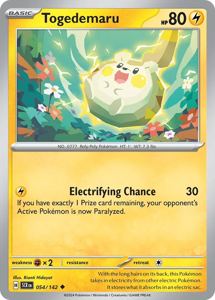 Togedemaru, Stellar Crown 054/142