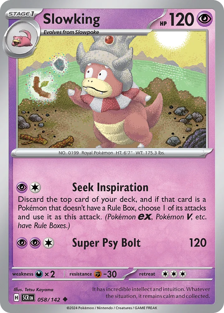 Slowking, Stellar Crown 058/142