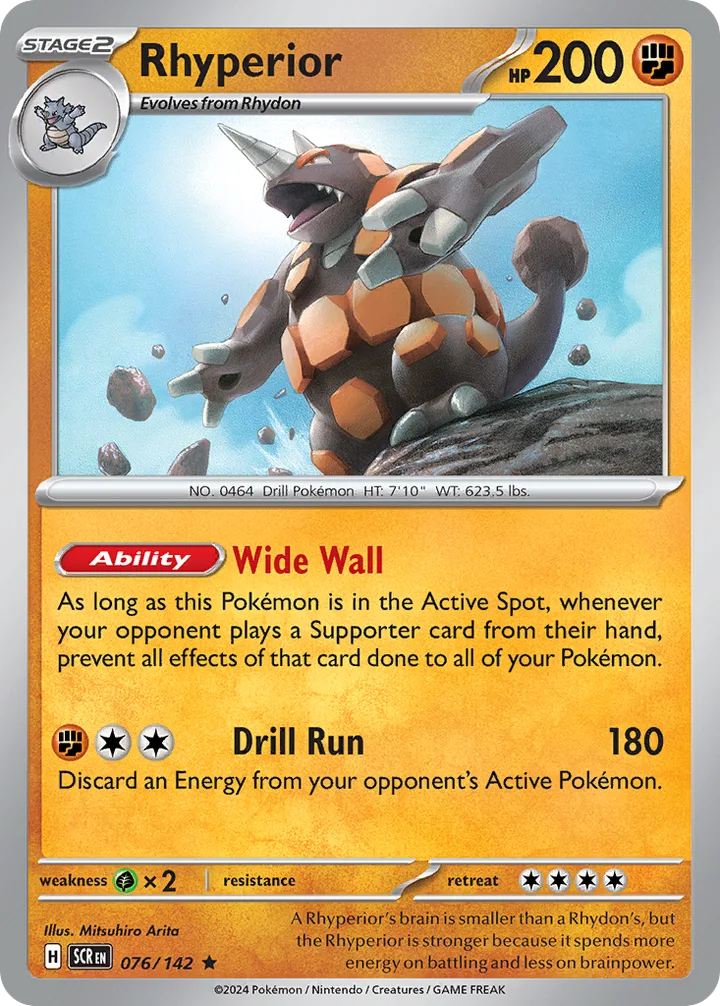 Rhyperior, Stellar Crown 076/142