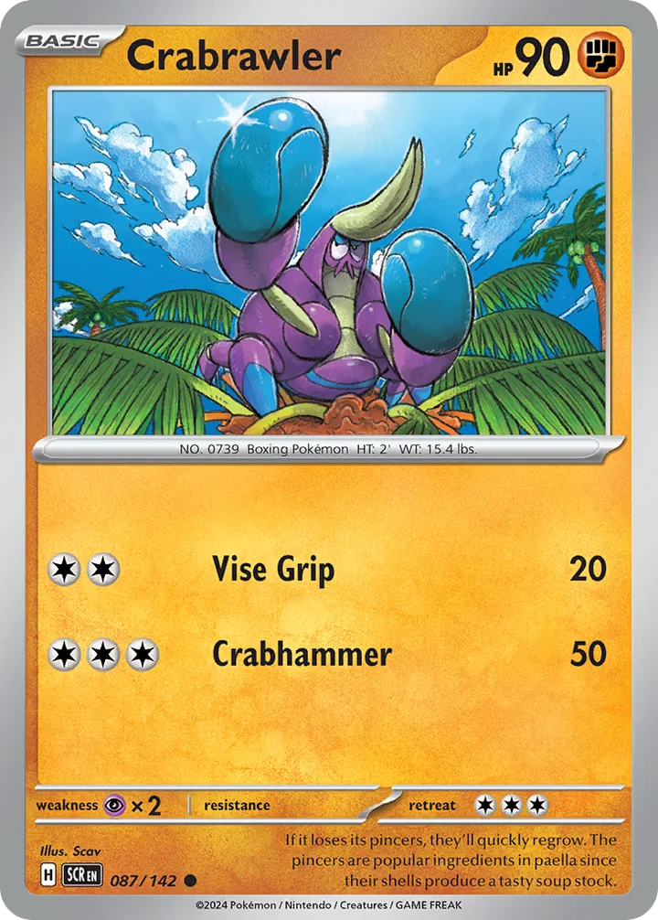 Crabrawler, Stellar Crown 087/142