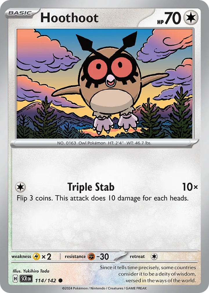Hoothoot, Stellar Crown 114/142
