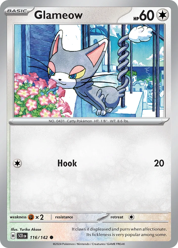 Glameow, Stellar Crown 116/142