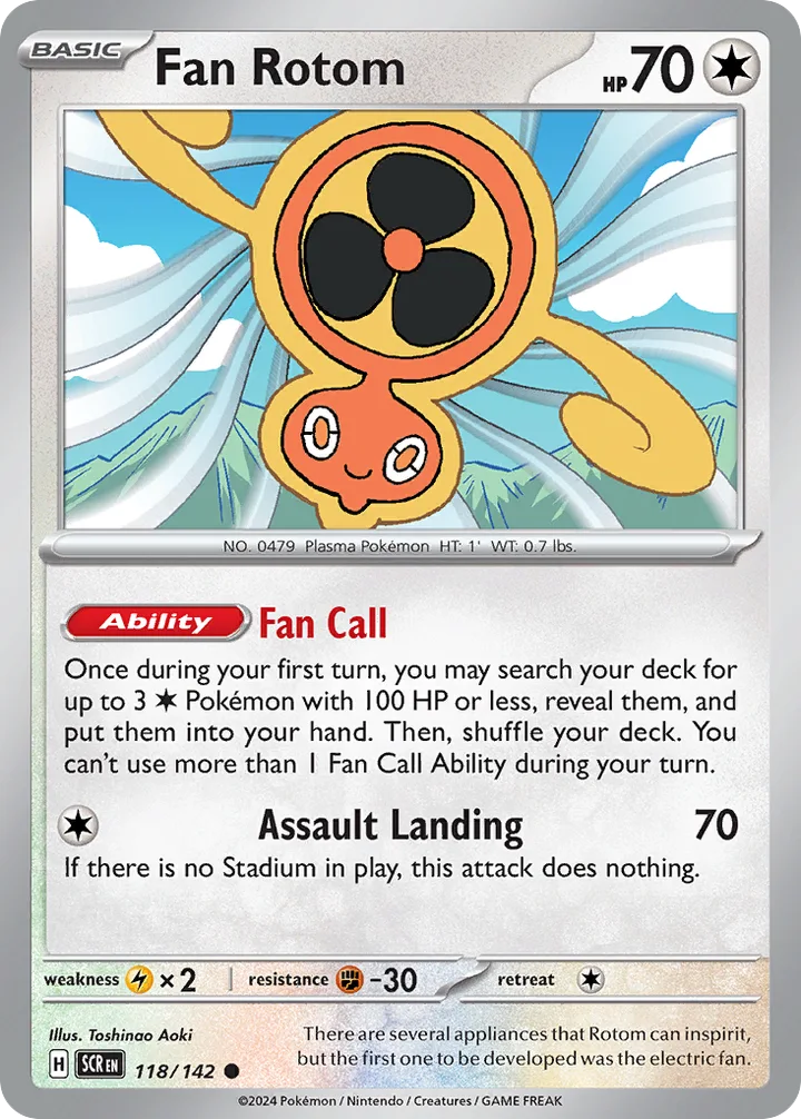 Fan Rotom, Stellar Crown 118/142