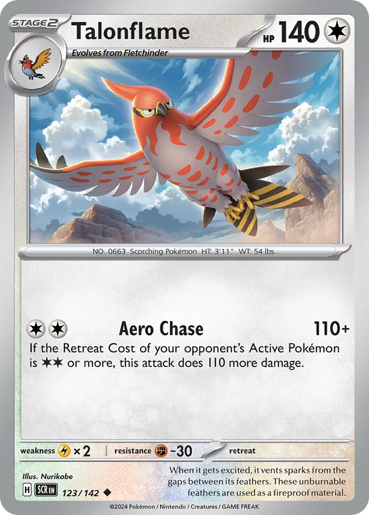 Talonflame, Stellar Crown 123/142