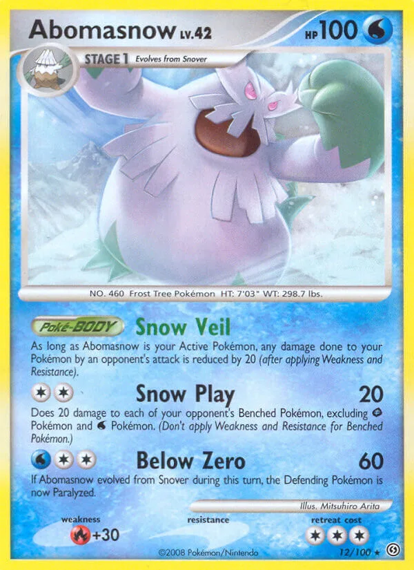 Abomasnow, Stormfront 12/100