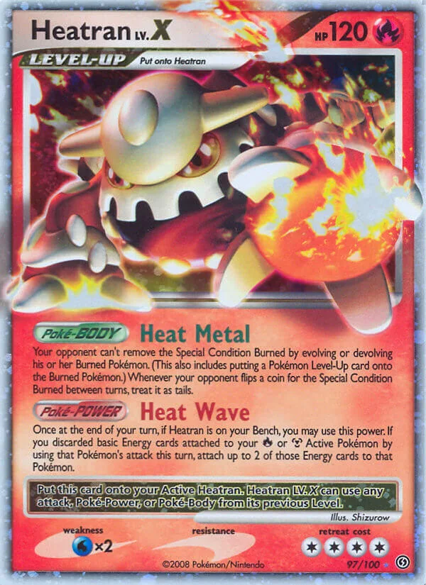 Heatran LV.X, Stormfront 97/100