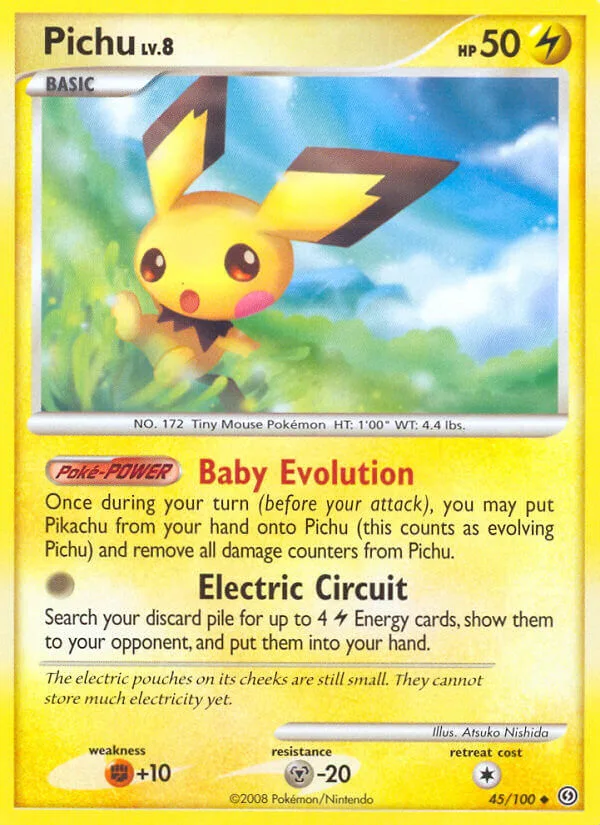 Pichu, Stormfront 45/100