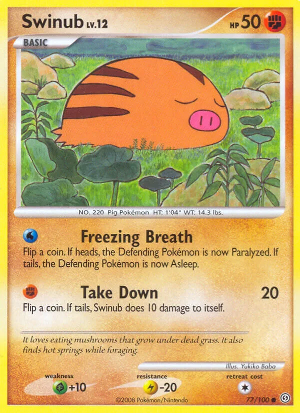 Swinub, Stormfront 77/100