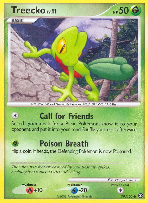 Treecko, Stormfront 79/100