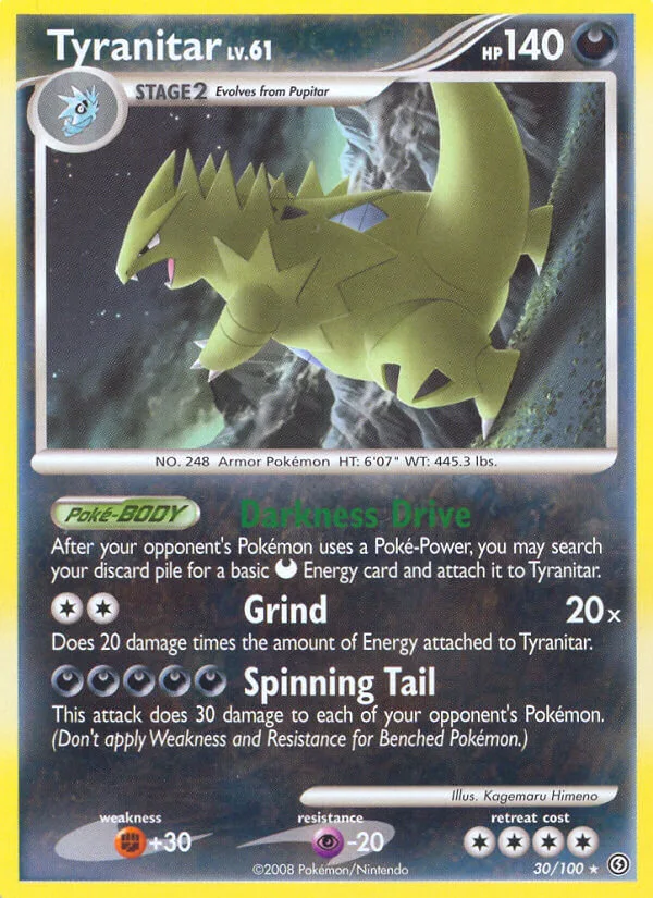 Tyranitar, Stormfront 30/100