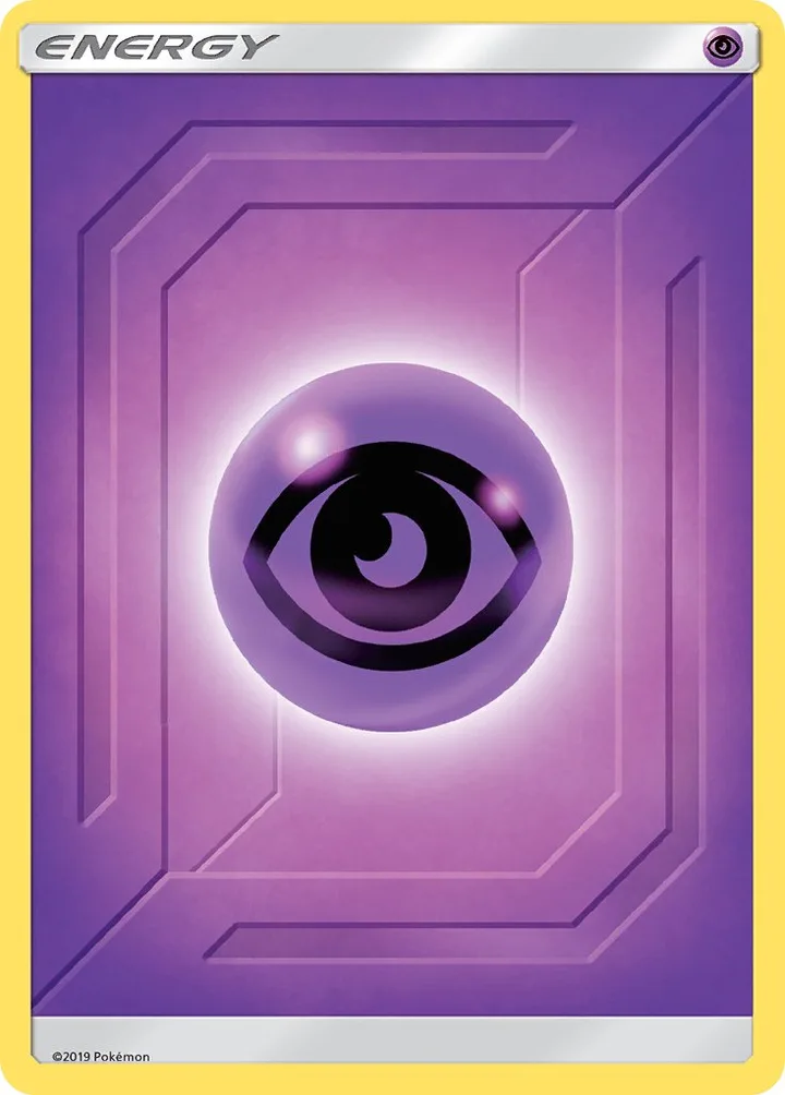 Psychic Energy, Sun & Moon Energy (Team Up) No Number