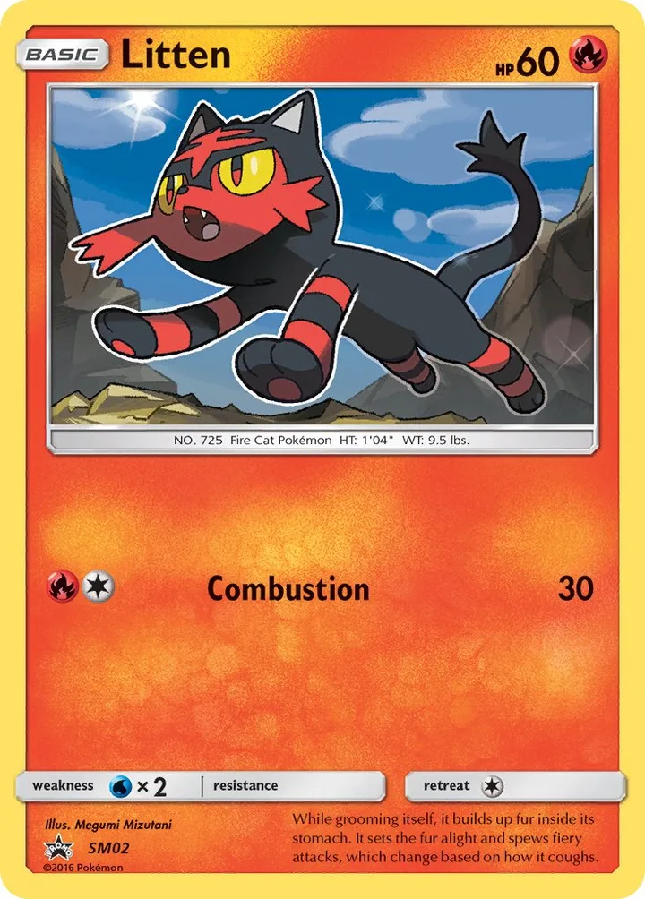 Litten, Sun & Moon Promos SM02