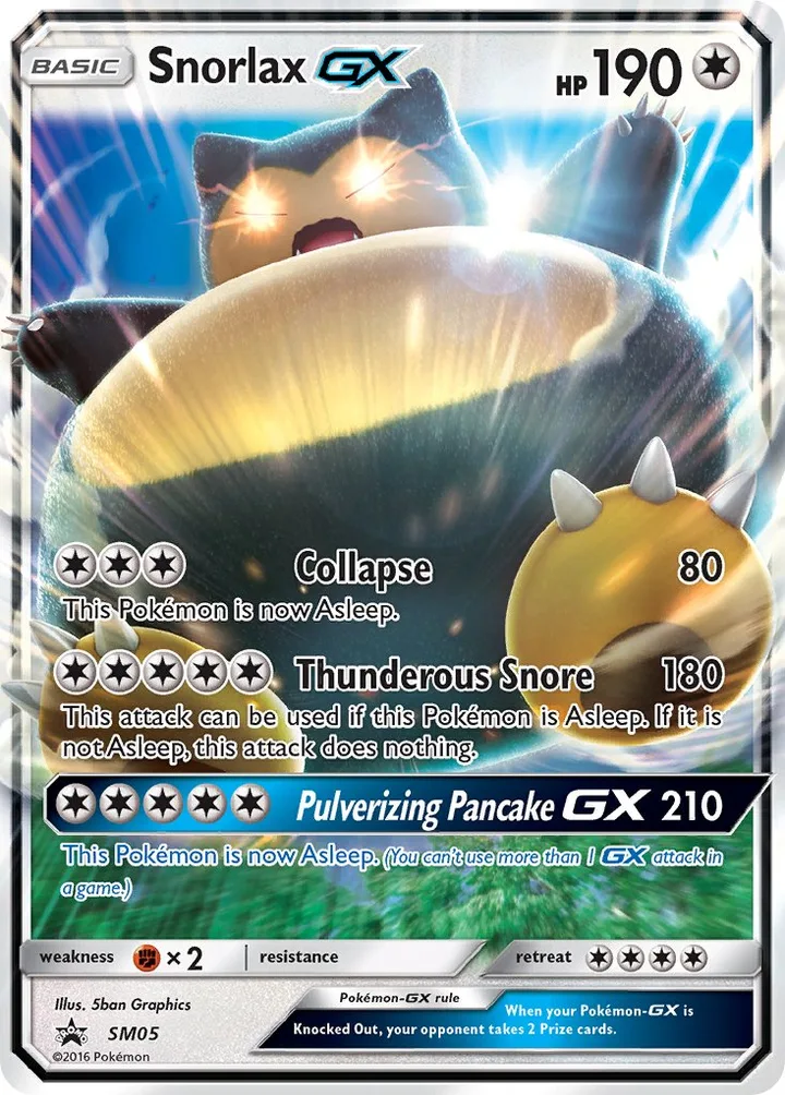 Snorlax-GX, Sun & Moon Promos SM05