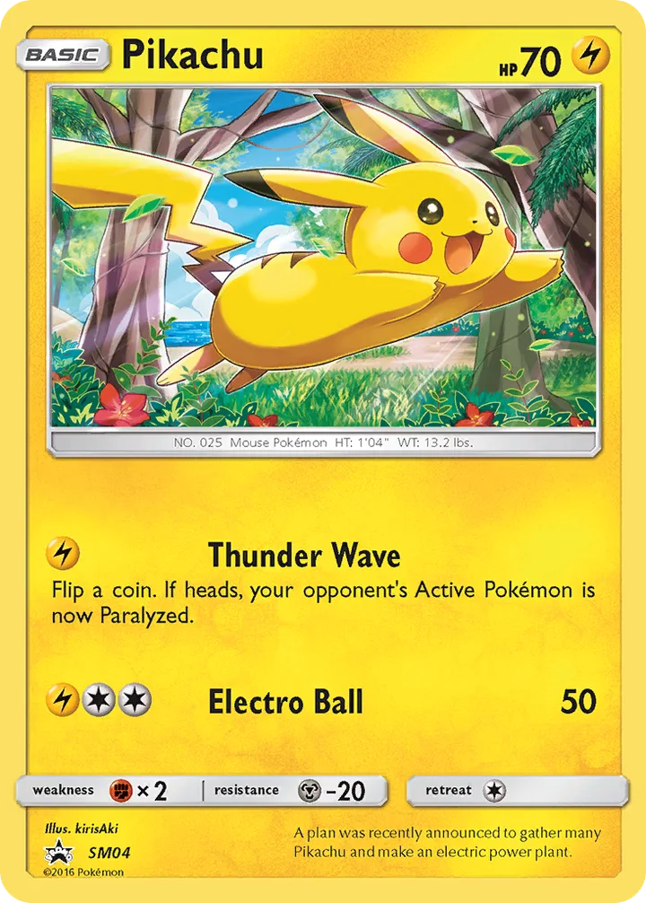 Pikachu, Sun & Moon Promos SM04