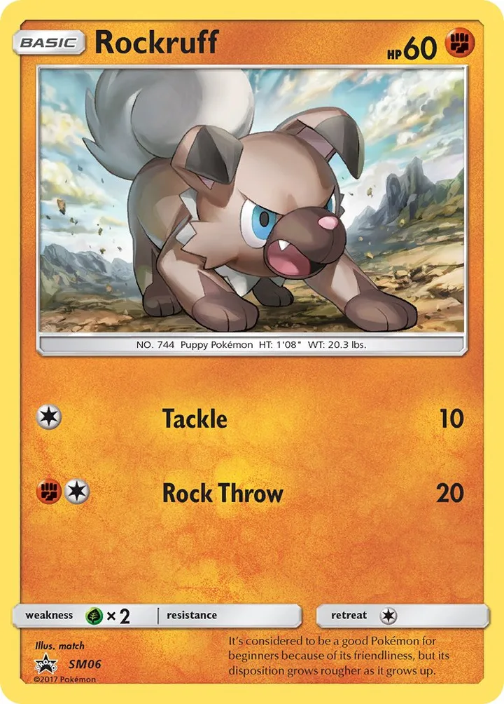 Rockruff, Sun & Moon Promos SM06