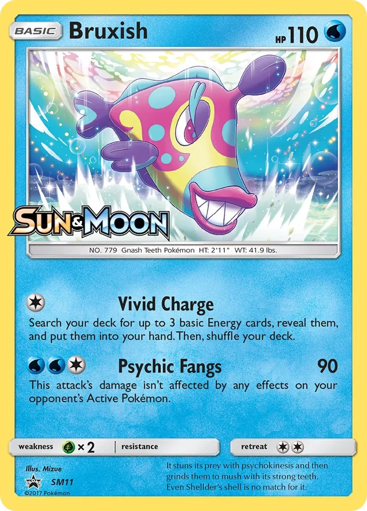 Bruxish, Sun & Moon Promos SM11