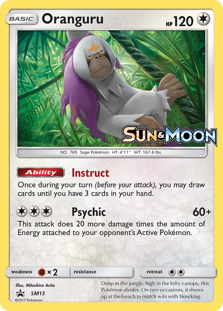 Oranguru, Sun & Moon Promos SM13
