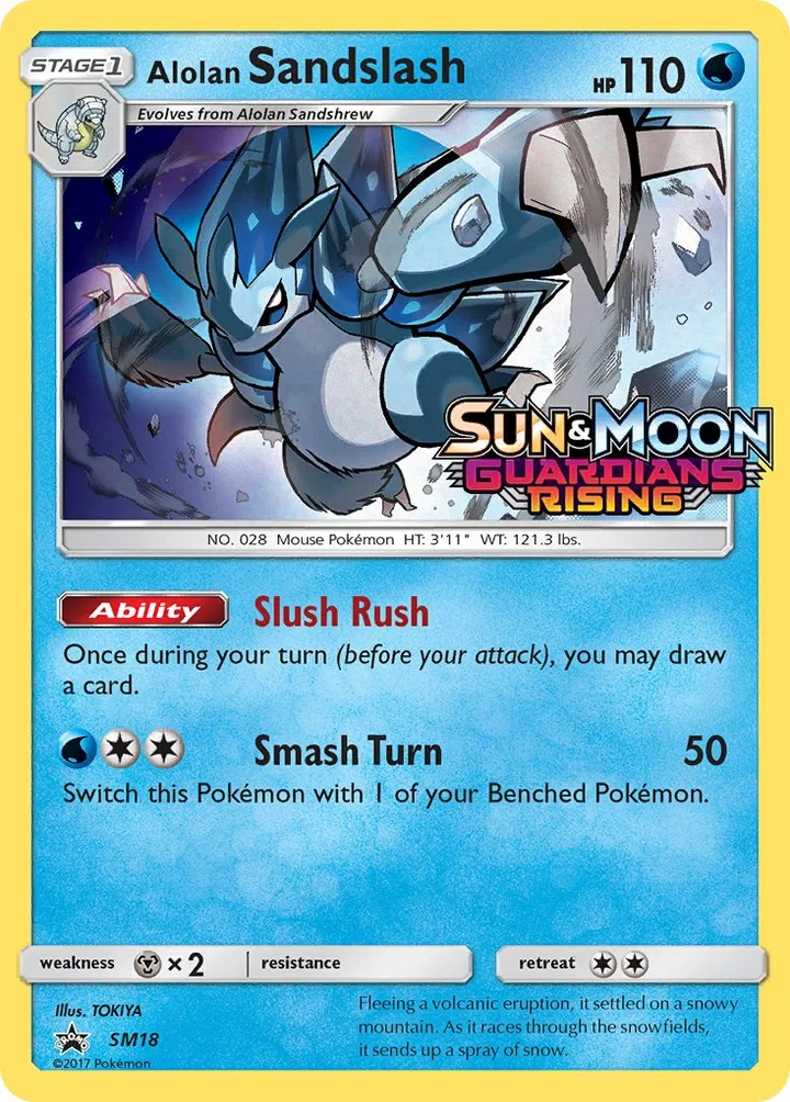 Alolan Sandslash, Sun & Moon Promos SM18